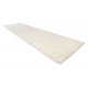 Alfombra, alfombra de pasillo SOFFI shaggy 5cm crema - para la cocina, entrada, pasillo 
