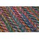 Moderno FISY alfombra sisal 20776 Zigzag, mezcla rosado