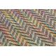 Moderno FISY tappeto SIZAL 20776 Zigzag, melange arcobaleno colorato