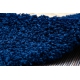 Tæppe SOFFI shaggy 5cm marineblå blå