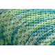 Moderno FISY alfombra sisal 20777 Rayas, mezcla azul