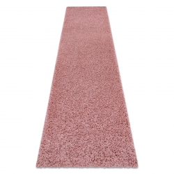 Matta, Löpare SOFFI shaggy 5cm rosa - för kök, korridor och hall