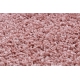 Carpet, Runner SOFFI shaggy 5cm blush pink - for the kitchen, corridor & hallway