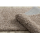 Alfombra, alfombra de pasillo SOFFI shaggy 5cm beige - para la cocina, entrada, pasillo 