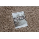 Alfombra, alfombra de pasillo SOFFI shaggy 5cm beige - para la cocina, entrada, pasillo 