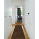 Tapis, le tapis de couloir SOFFI shaggy 5cm marron - pour la cuisine, l'antichambre, le couloir