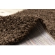 Teppich, Läufer SOFFI shaggy 5cm braun - in die Küche, Halle, Korridor