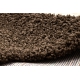 Běhoun SOFFI shaggy 5cm hnědý - do kuchyně, předsíně, chodby, haly 
