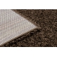 Tappeti, tappeti passatoie SOFFI shaggy 5cm maro - per il soggiorno, la cucina, il corridoio 