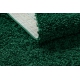 Carpet, Runner SOFFI shaggy 5cm bottle green - for the kitchen, corridor & hallway
