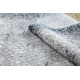 Covor modern REBEC franjuri 51117 - două niveluri de lână cremă / albastru inchis