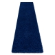 Tapis, le tapis de couloir SOFFI shaggy 5cm bleu foncé - pour la cuisine, l'antichambre, le couloir