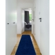 Tæppe, Fortovet SOFFI shaggy 5cm marineblå blå - ind i køkkenet, til gangen, til korridoren
