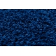 Alfombra, alfombra de pasillo SOFFI shaggy 5cm azul oscuro - para la cocina, entrada, pasillo 