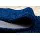 Tappeti, tappeti passatoie SOFFI shaggy 5cm blu scuro - per il soggiorno, la cucina, il corridoio 