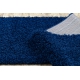 Килим, Доріжка SOFFI shaggy 5cm темно-синій - для кухні, передпокою, у коридор