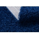 Běhoun SOFFI shaggy 5cm tmavě modrý - do kuchyně, předsíně, chodby, haly 