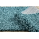 Χαλί, Δρομέας SOFFI δασύτριχος 5cm μπλε - για την κουζίνα, το διάδρομο και το χολ