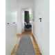 Tapis, le tapis de couloir SOFFI shaggy 5cm gris - pour la cuisine, l'antichambre, le couloir