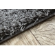 Alfombra, alfombra de pasillo SOFFI shaggy 5cm gris - para la cocina, entrada, pasillo 