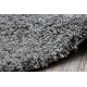 Alfombra, alfombra de pasillo SOFFI shaggy 5cm gris - para la cocina, entrada, pasillo 