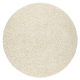 Okrúhly koberec SOFFI shaggy 5cm krémová 