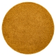 Килим SOFFI кръг shaggy 5cm злато
