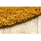 Kulatý koberec SOFFI shaggy 5cm zlato