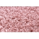 Teppich SOFFI Kreis shaggy 5cm rosa