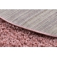 Kulatý koberec SOFFI shaggy 5cm růžový