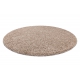 Tapete SOFFI circulo shaggy 5cm bege