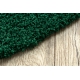 Kulatý koberec SOFFI shaggy 5cm láhev zelená