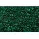 Szőnyeg SOFFI kör shaggy 5cm üveg zöld
