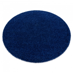 Carpet SOFFI circle shaggy 5cm navy