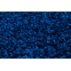 Tappeto SOFFI cerchio shaggy 5cm blu scuro
