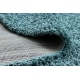 Okrúhly koberec SOFFI shaggy 5cm modrá