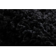 Kulatý koberec SOFFI shaggy 5cm černý