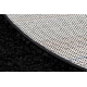 Carpet SOFFI circle shaggy 5cm black