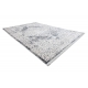 Modern REBEC szőnyeg rojt 51122A - két szintű gyapjú krém / sötétkék