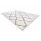 Carpet LIRA E1468 Rosette, structural, modern, glamour - grey / gold