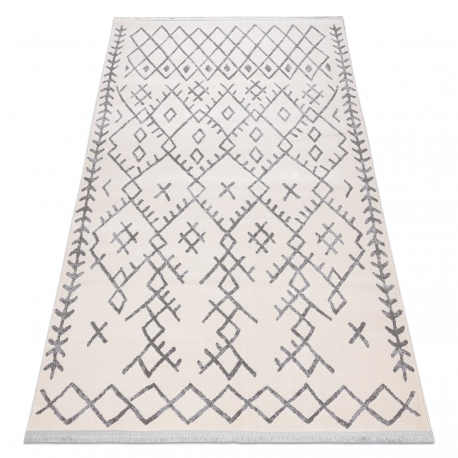 Dywan LIRA E1468 Rozeta, strukturalny, nowoczesny, glamour - szary