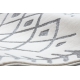Dywan LIRA E1468 Rozeta, strukturalny, nowoczesny, glamour - szary