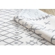 Dywan LIRA E1468 Rozeta, strukturalny, nowoczesny, glamour - szary