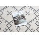 Dywan LIRA E1468 Rozeta, strukturalny, nowoczesny, glamour - szary