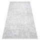модерен килим REBEC ресни 51195A - две нива на руно сметана