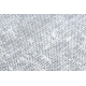 Dywan REBEC nowoczesny frędzle 51195A - dwa poziomy runa krem