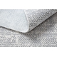 Modern Teppich REBEC Franse 51195A - zwei Ebenen aus Vlies creme