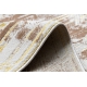 Tæppe MEFE moderne B402 Overdubbed vintage - Strukturelle, to niveauer af fleece mørk beige