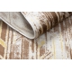 Tæppe MEFE moderne B402 Overdubbed vintage - Strukturelle, to niveauer af fleece mørk beige