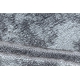 Σύγχρονο MEFE χαλί B401 - δομική δύο επίπεδα μαλλιού σκούρο γκρι 